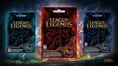 League of Legends gift card USA instant delivery for Riot Points purchase online